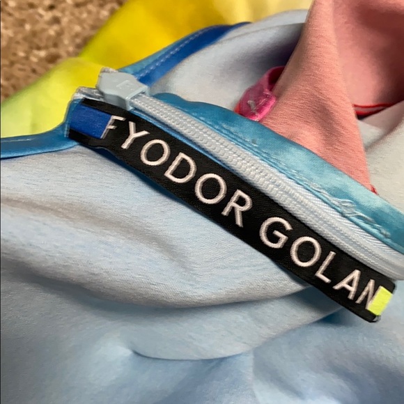 Bella Hadid Fyodor Golan Custom Rainbow Dress - Picture 11 of 14